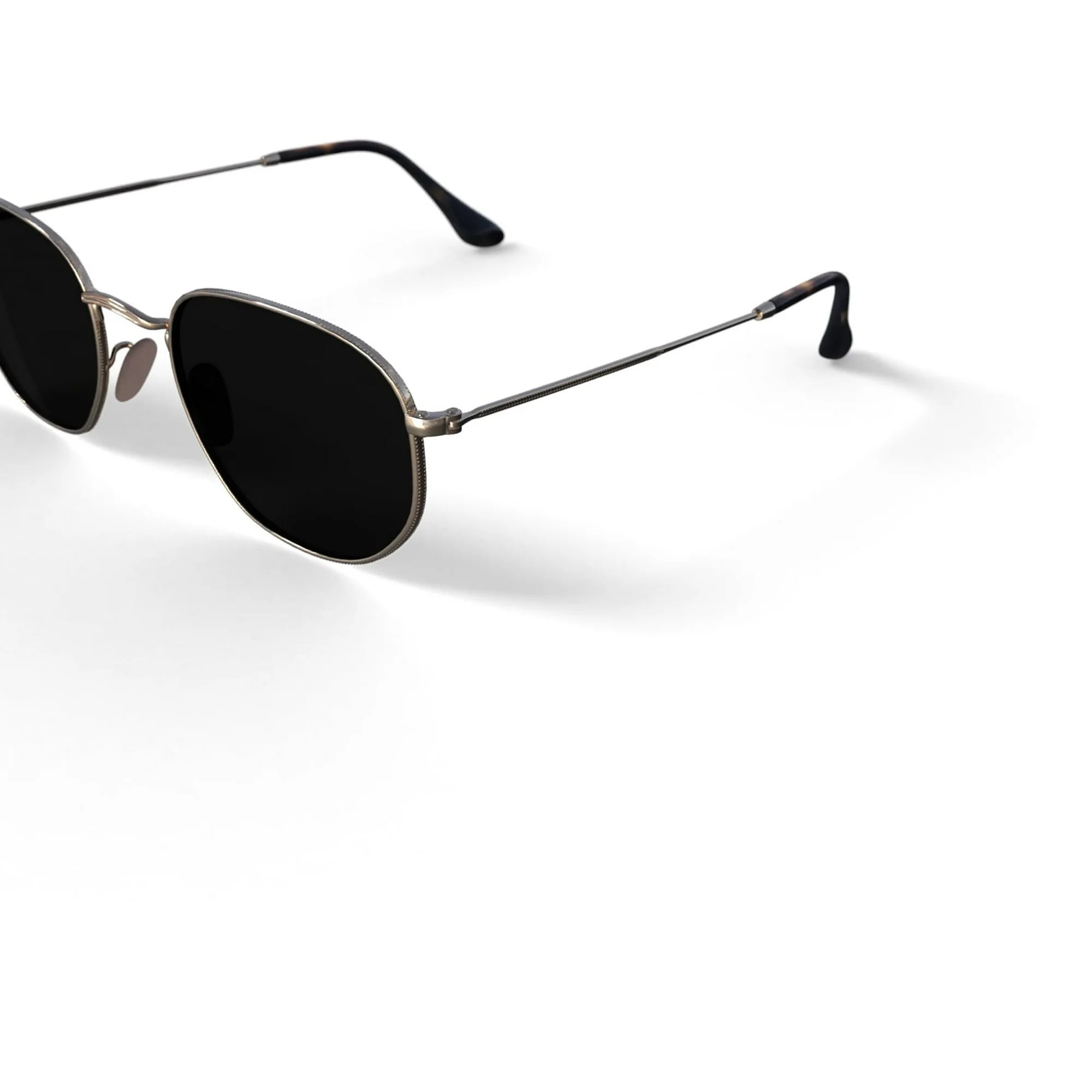 Ray-Ban Men's Hexagonal RB3548N-00151-21 Gold Geometric Sunglasses