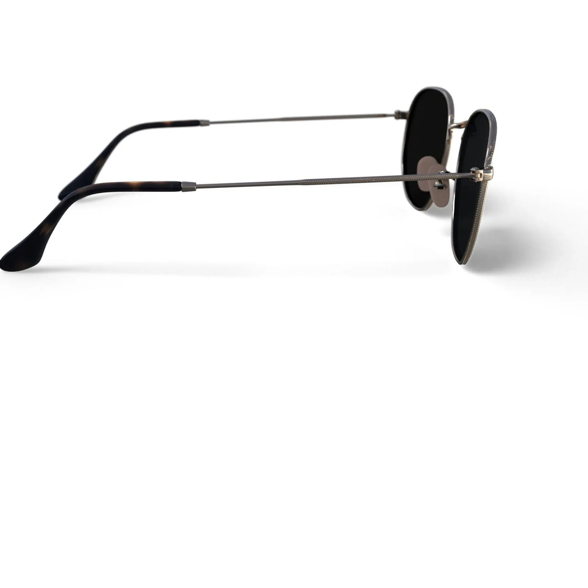 Ray-Ban Men's Hexagonal RB3548N-00151-21 Gold Geometric Sunglasses