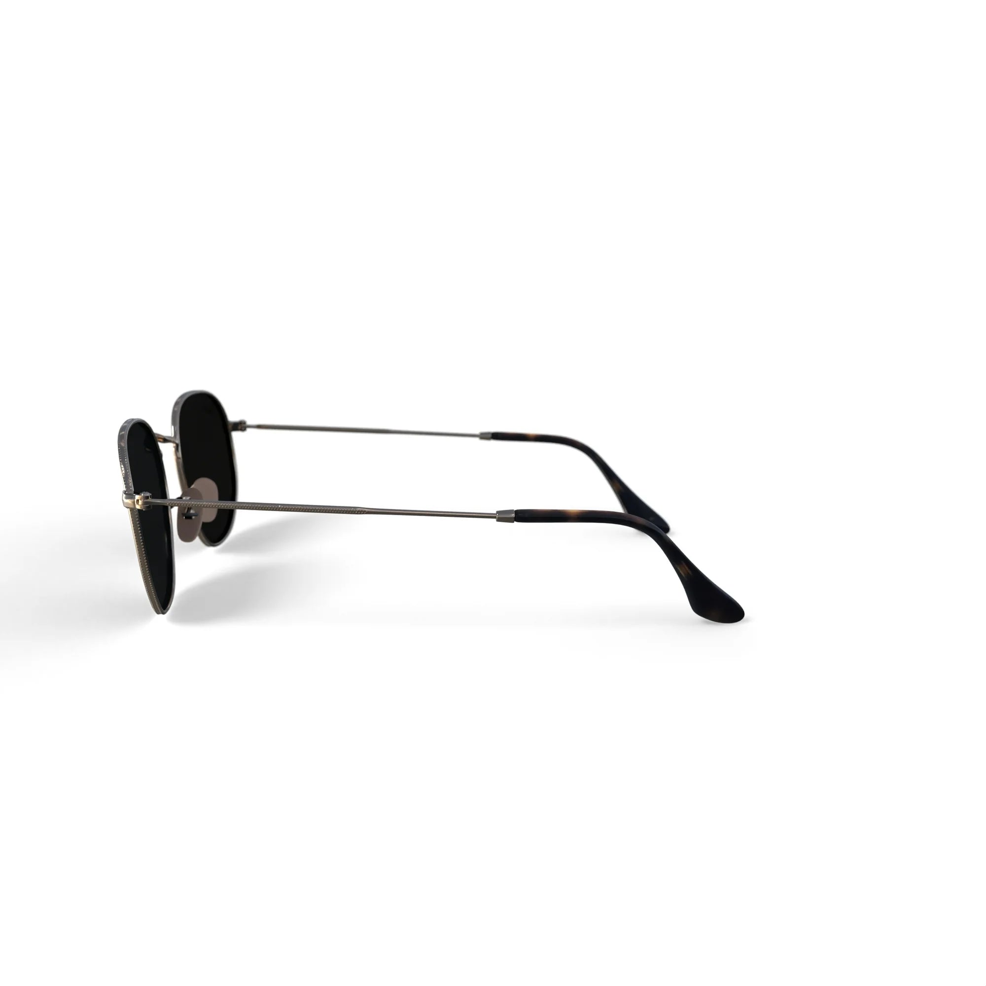 Ray-Ban Men's Hexagonal RB3548N-00151-21 Gold Geometric Sunglasses